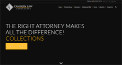 Desktop Screenshot of cannonlawassociates.com