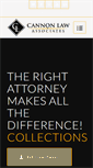Mobile Screenshot of cannonlawassociates.com